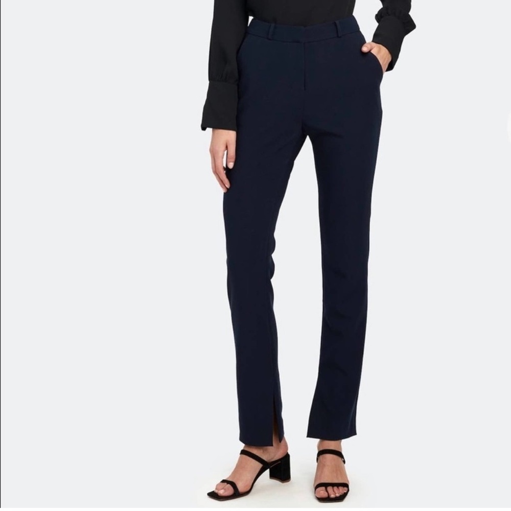 Billie The Label - Navy Frida Split Hem Trouser NWT Sz 4